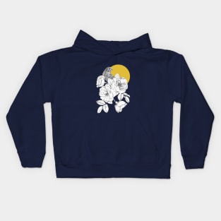 Bird, Roses and Moon Kids Hoodie